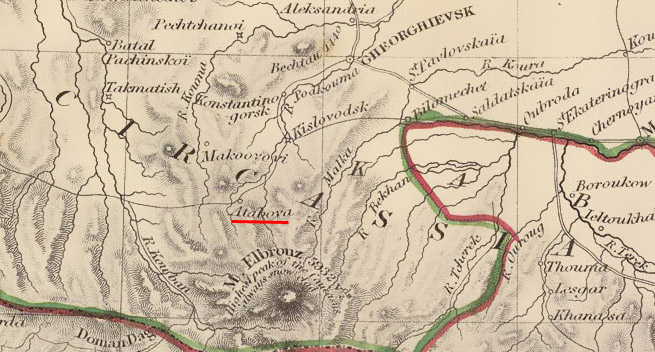 Юг России и Грузия в 1835 году